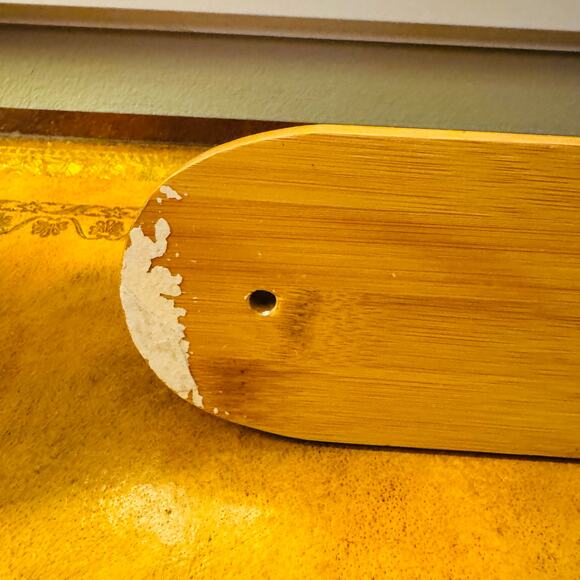 Vintage Solid Oak Wood Tie Rack Organizer Closet Accessory Belt Necklace Scarves - Picture 4 of 4